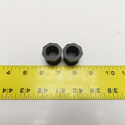 Colonial 3/4" Sch 80 PVC Hex Pipe Plug Lot Of 2