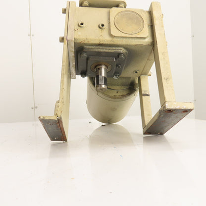 Dayton 4Z010D 1HP Right Angle Gearmotor 230/460V 3Ph 58 RPM Out 610 Torq