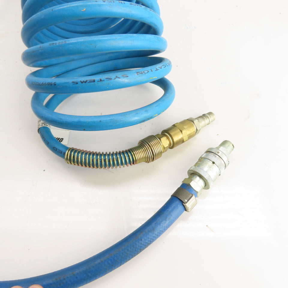 Orsco FRL-OR-HS50 1/2" I.D. x 30' Long Coiled Lubrication System Hose