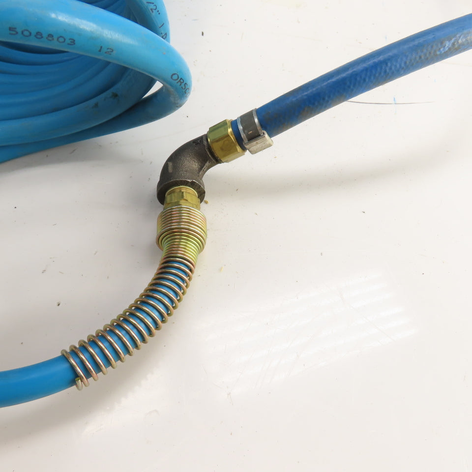 Orsco FRL-OR-HS50 1/2" I.D. x 30' Long Coiled Lubrication System Hose