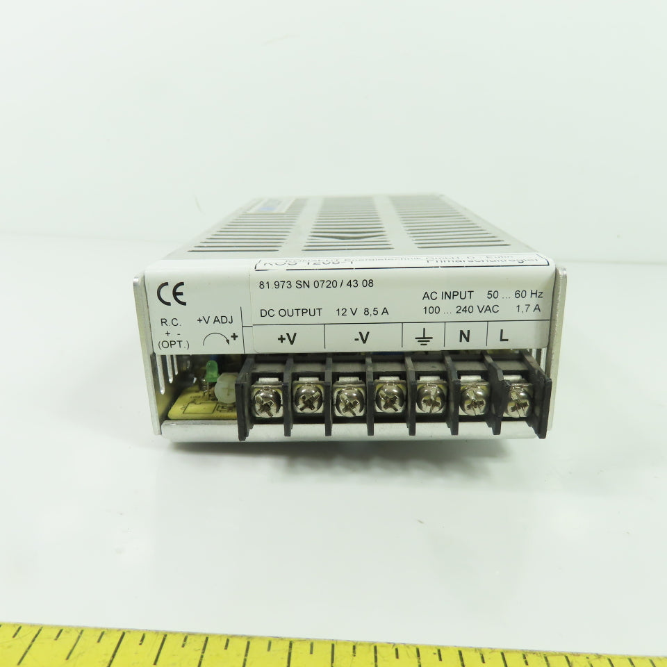 Konzept KOS 1208-1 DC Power Supply 12V 8.5A Output 100-240VAC Input