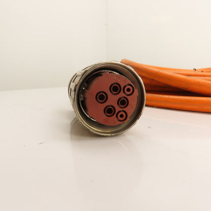 Siemens 6FX8002-5DA41-1BA0 Motion-Connect 800 Orange Power Cable 30'