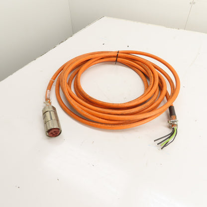 Siemens 6FX8002-5DA41-1BA0 Motion-Connect 800 Orange Power Cable 30'