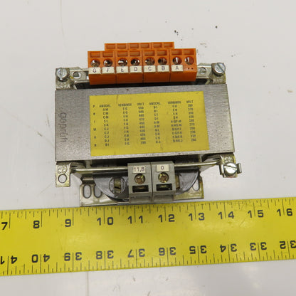 Rathgeber Type ET 160 200-280/380-550V Pri 200/470VA Transformer 11,8 VAC Sec