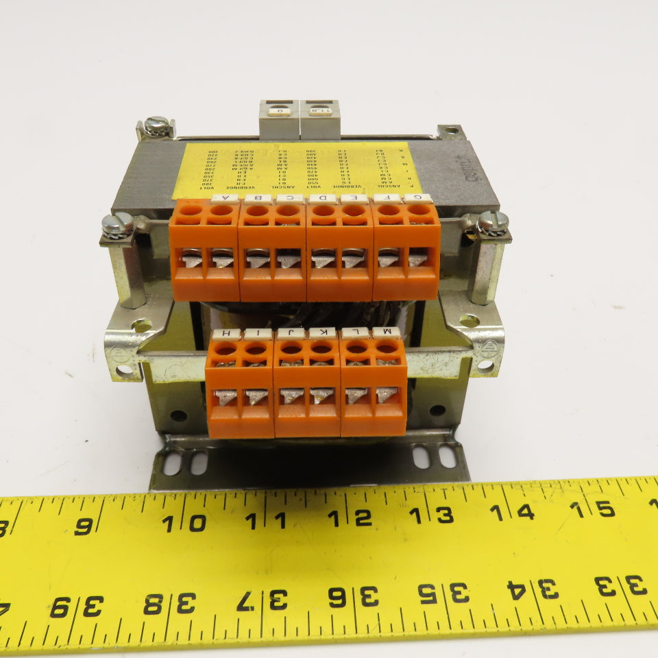 Rathgeber Type ET 160 200-280/380-550V Pri 200/470VA Transformer 11,8 VAC Sec