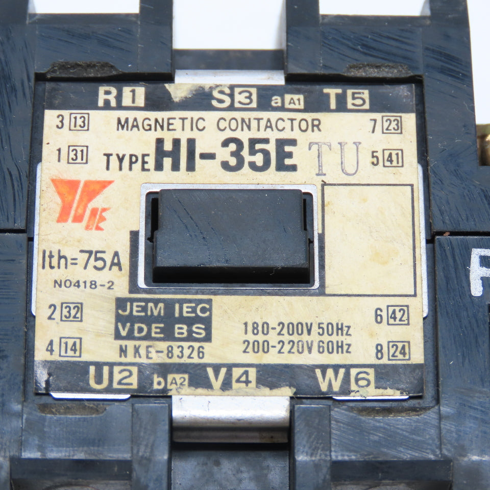 Yaskawa HI-35ETU 550V 22kW Max Magnetic Contactor 200/220V 50/60Hz