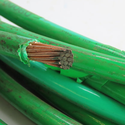 2/0 AWG Copper Wire Stranded Green 60' Long 600V THHN