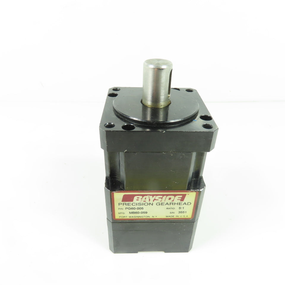 Bayside MB60-059 PG60-005 Precision Gearhead 5:1 Ratio