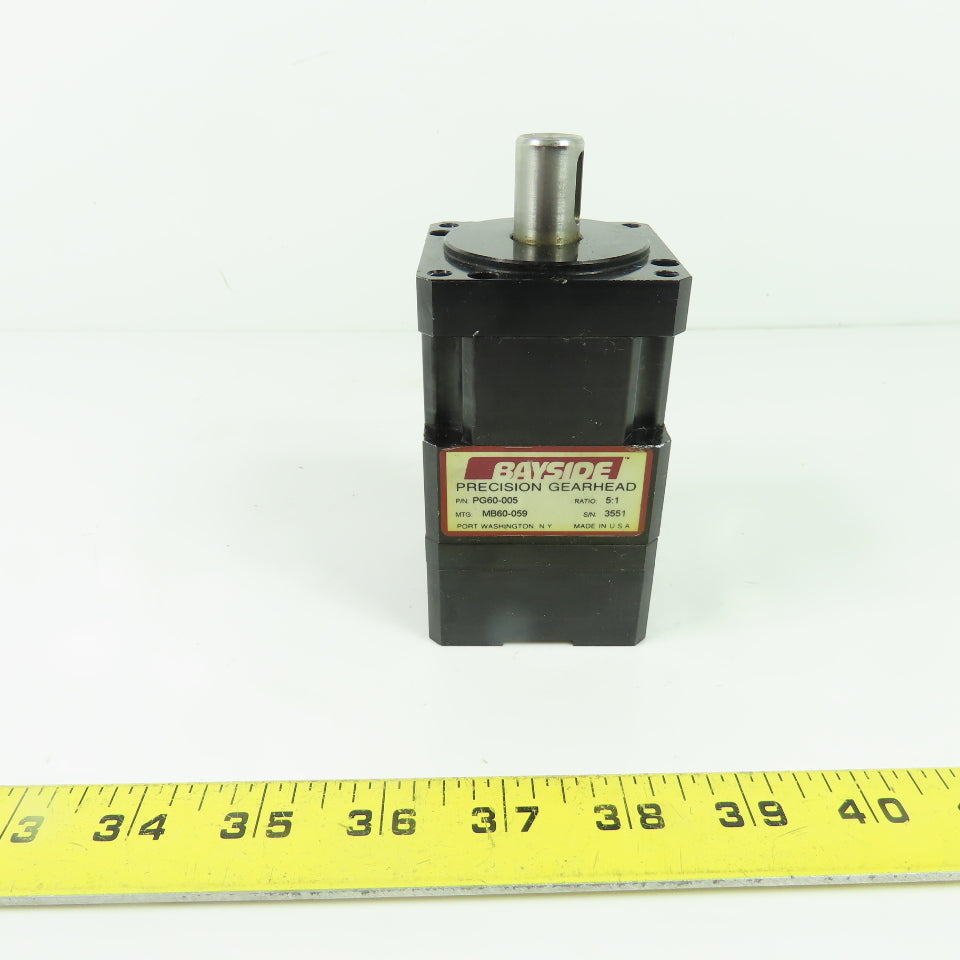 Bayside MB60-059 PG60-005 Precision Gearhead 5:1 Ratio