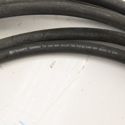 Continental ContiTech 1/4" 750 PSI Spray Hoses 25' & 10' Lot of 2