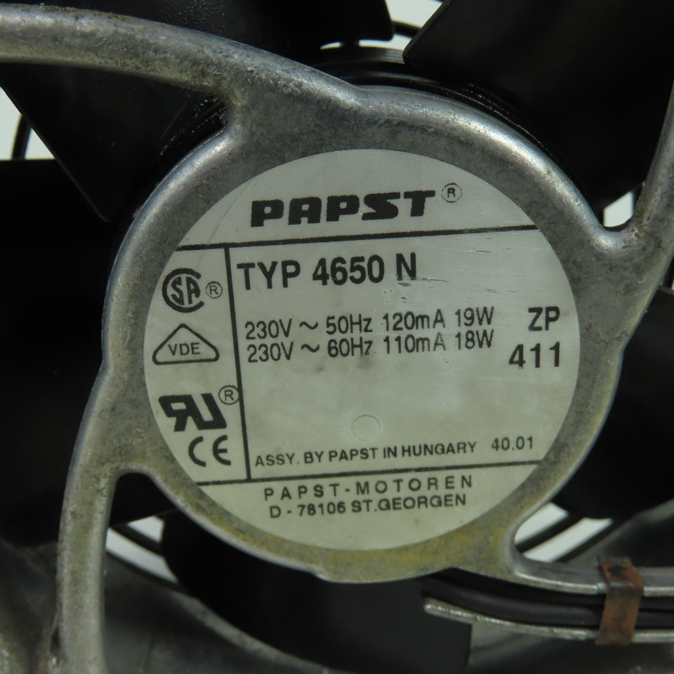 Papst 4650 N Axial Fan 230V 19W 120mA