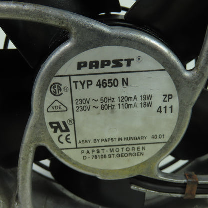 Papst 4650 N Axial Fan 230V 19W 120mA