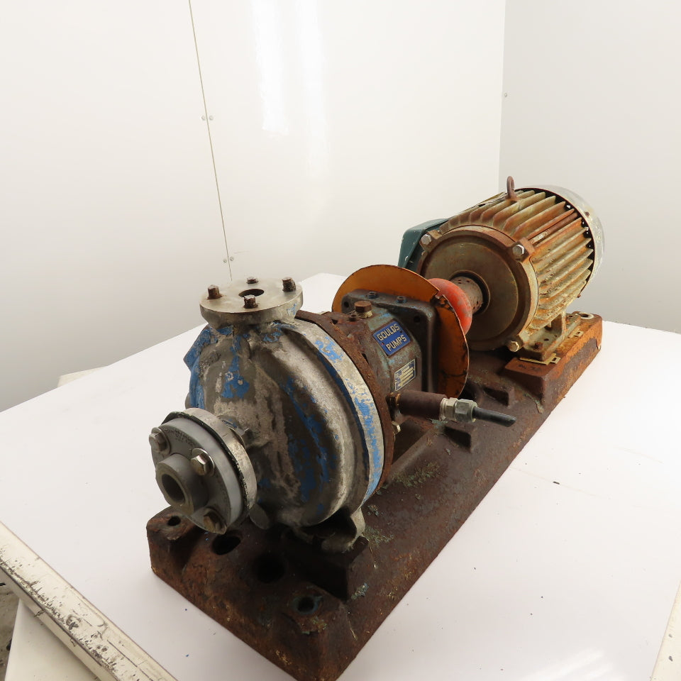 Goulds 3196 10HP Centrifugal Pump 1x1.5-8 3510RPM 230/460V 3PH