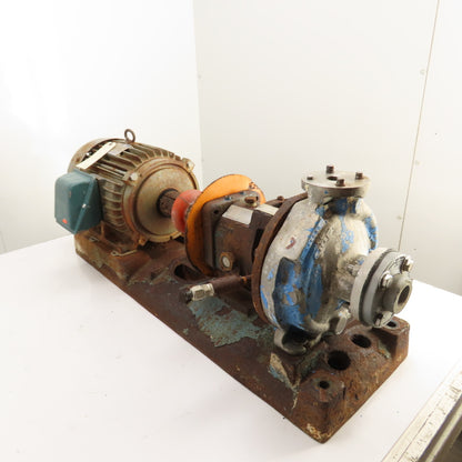 Goulds 3196 10HP Centrifugal Pump 1x1.5-8 3510RPM 230/460V 3PH