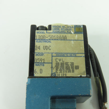 MAC 130B-501BAAA Solenoid Valve 24VDC 6.0W