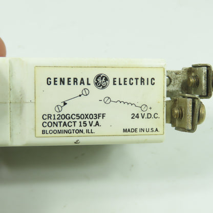 General Electric CR120GC50X03FF Control Relay 24VDC 15VA