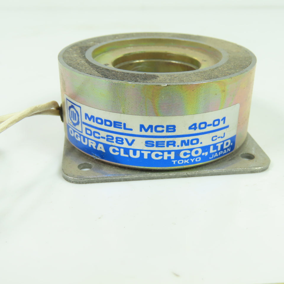Ogura Clutch Co., Ltd. MCB 40-01 Electromagnetic Clutch 28VDC