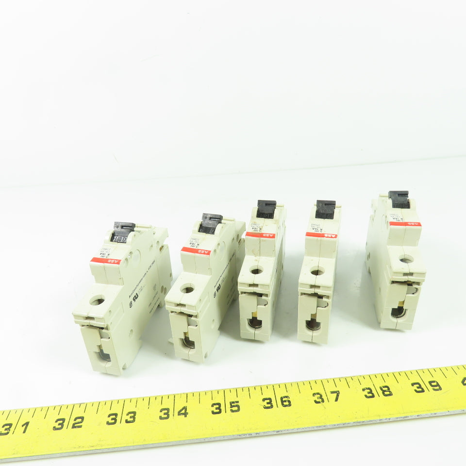 ABB S281 K 16A 16A Circuit Breaker 230/400V Lot of 5