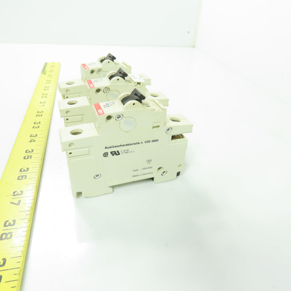ABB S281 K 32A 32A Miniature Circuit Breaker 230/400V Lot of 3