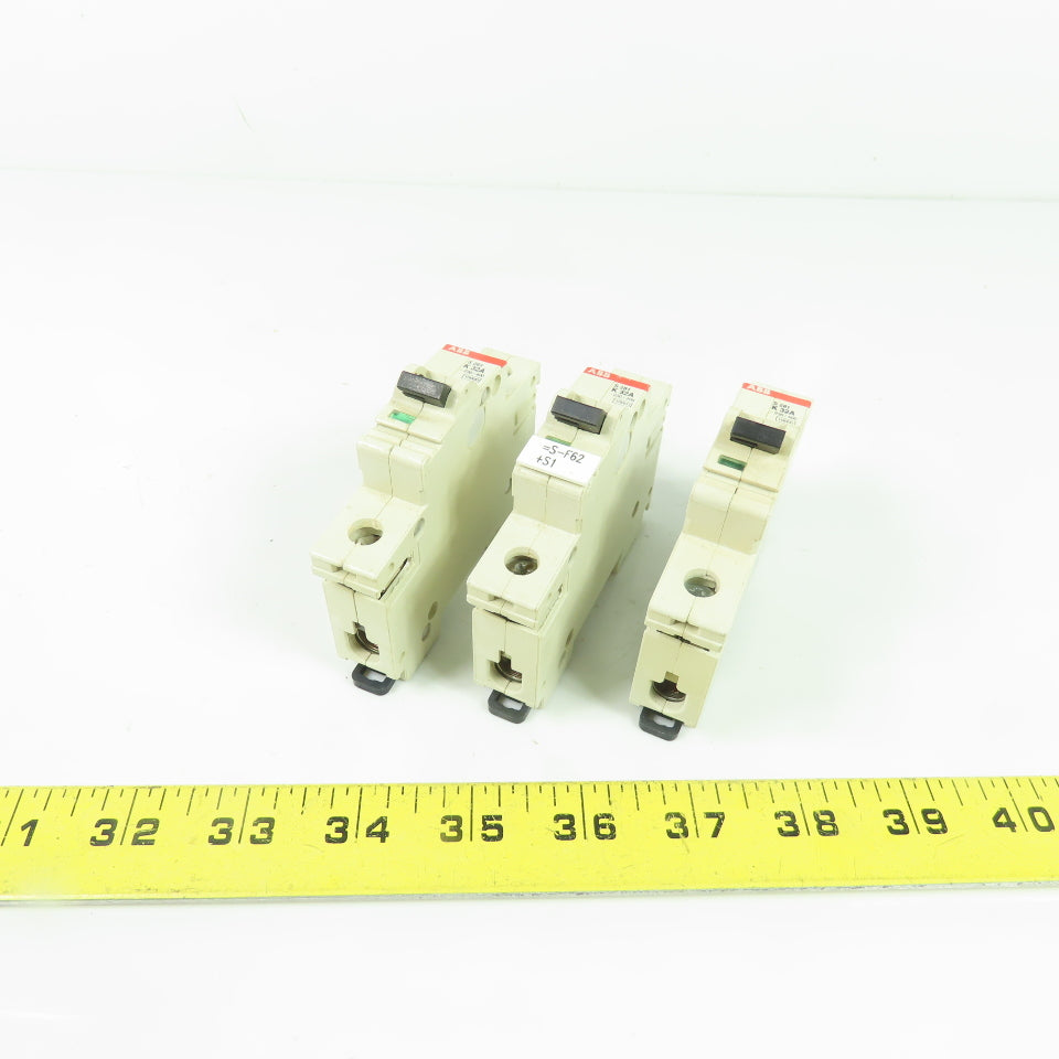 ABB S281 K 32A 32A Miniature Circuit Breaker 230/400V Lot of 3
