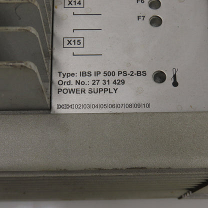 Phoenix Contact 27 31 429 IBS IP 500 PS-2-BS InterBus Power Supply 24V Zone