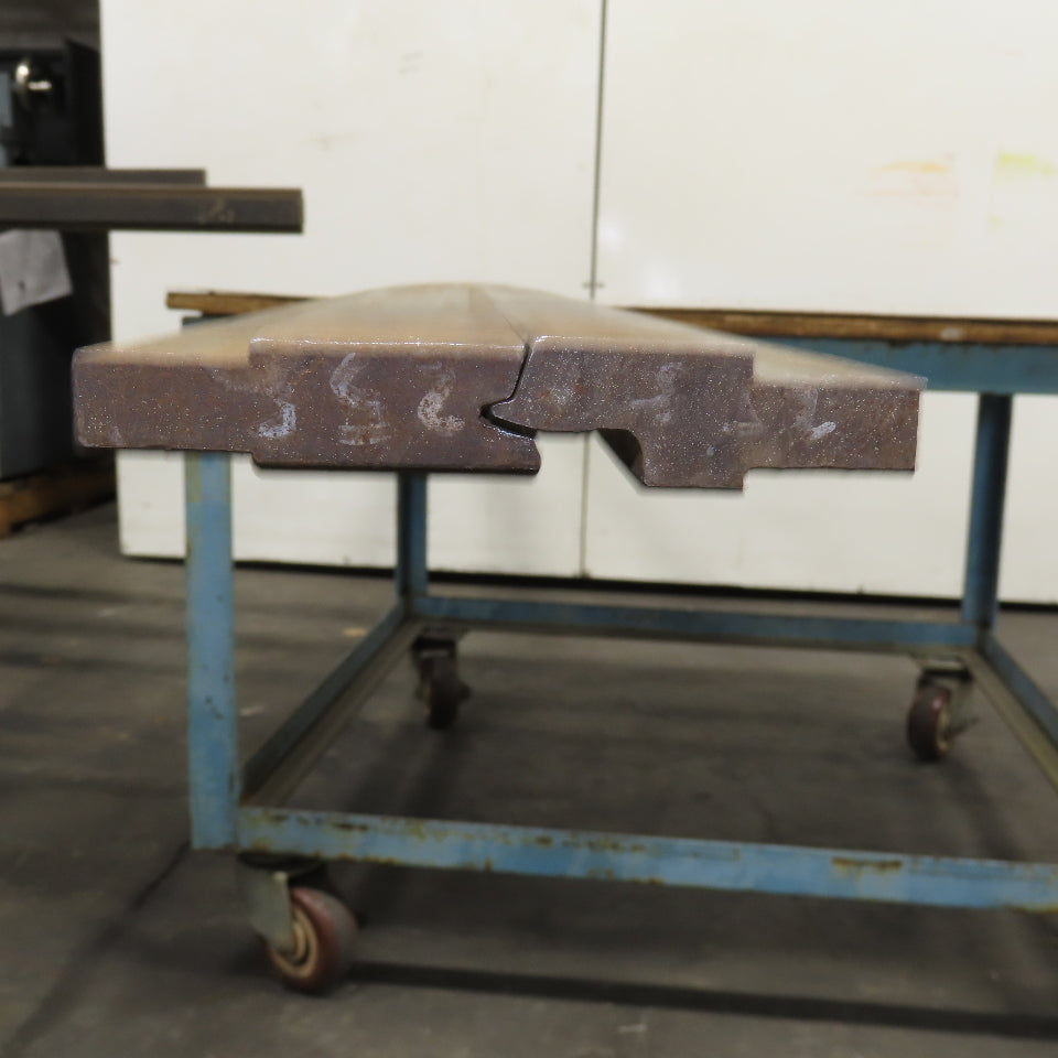 120" Press Brake Sheet Metal Offset Die & Punch Set 72° 1/2" Tang 4-7/16"T Lot/2