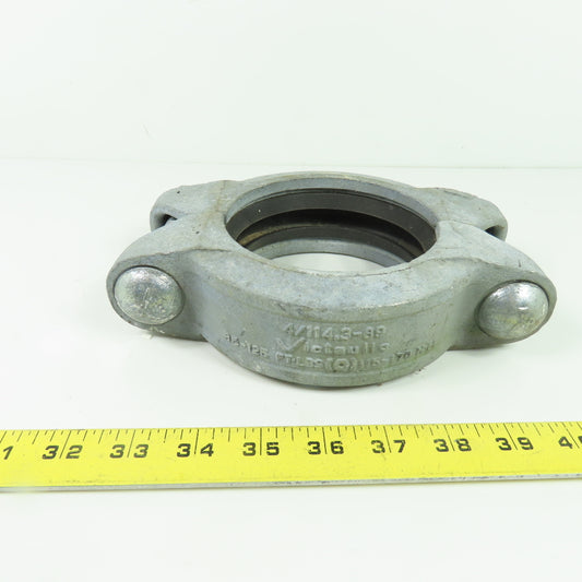 Victaulic 4/114.3-89 4" Grooved Pipe Coupling 85-125 FT-LBS Torque