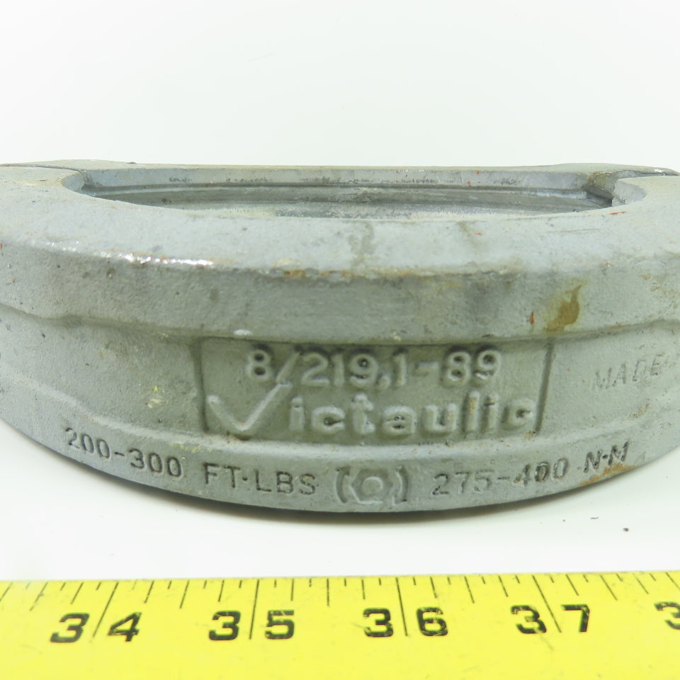 Victaulic 8/219.1-89 8" Rigid Grooved Pipe Coupling Style 89 200-300 FT-LBS