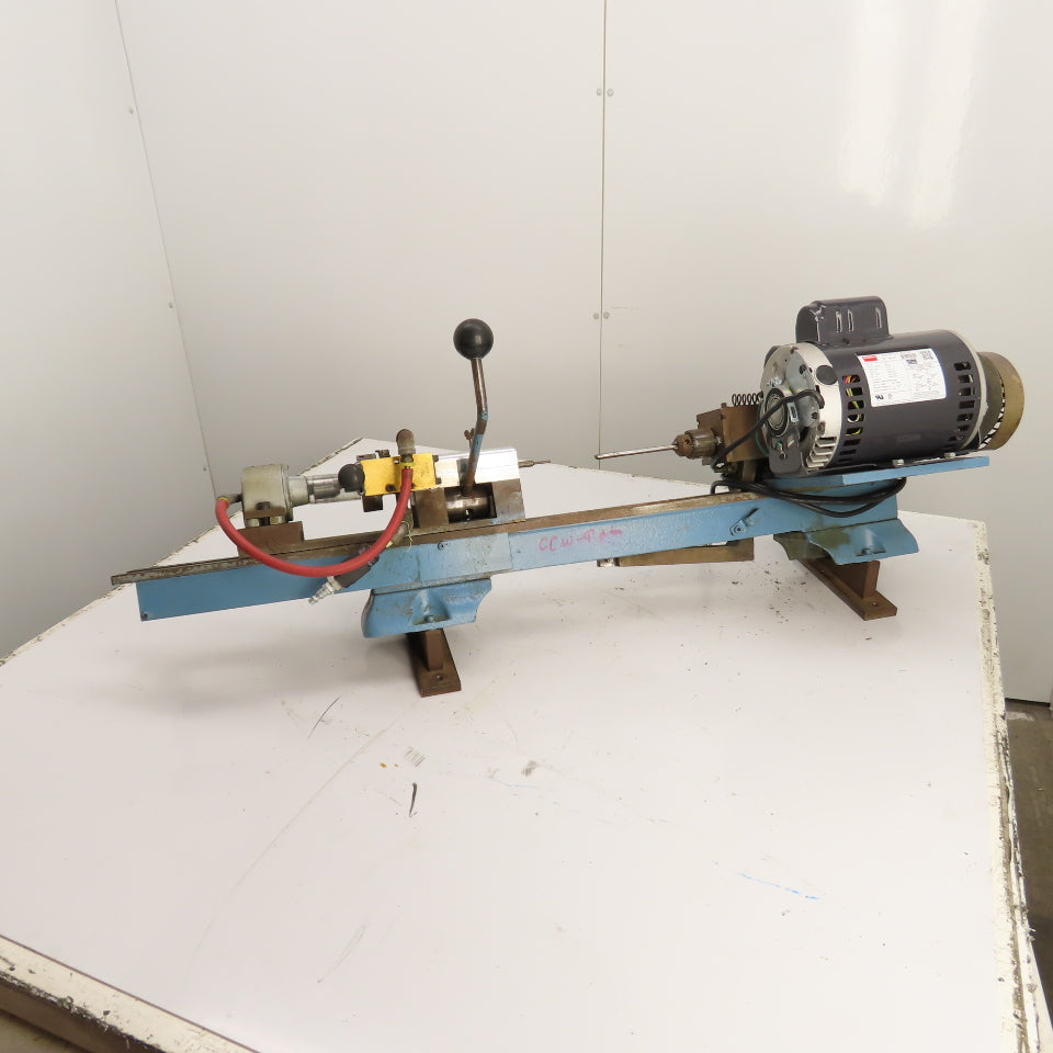 Pneumatic Clamp Second Operation Speed Lathe Polishing Drilling Fixture 115V