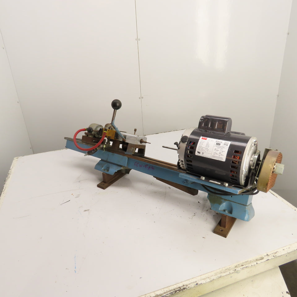 Pneumatic Clamp Second Operation Speed Lathe Polishing Drilling Fixture 115V