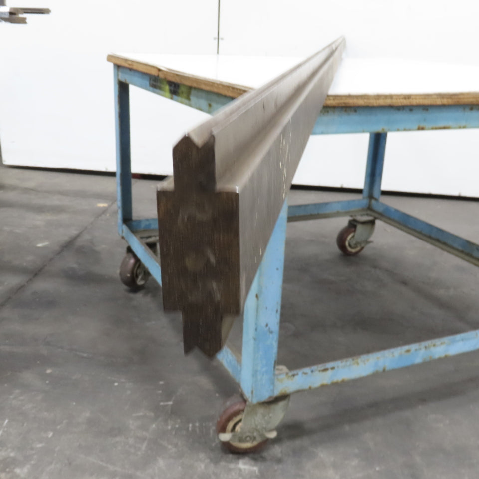 120" Press Brake Double Sided Offset Die 90° 1/2" Tang 1" Thick 2.875"Tall