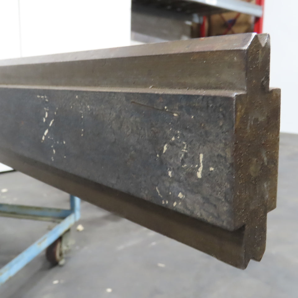 120" Press Brake Double Sided Offset Die 90° 1/2" Tang 1" Thick 2.875"Tall