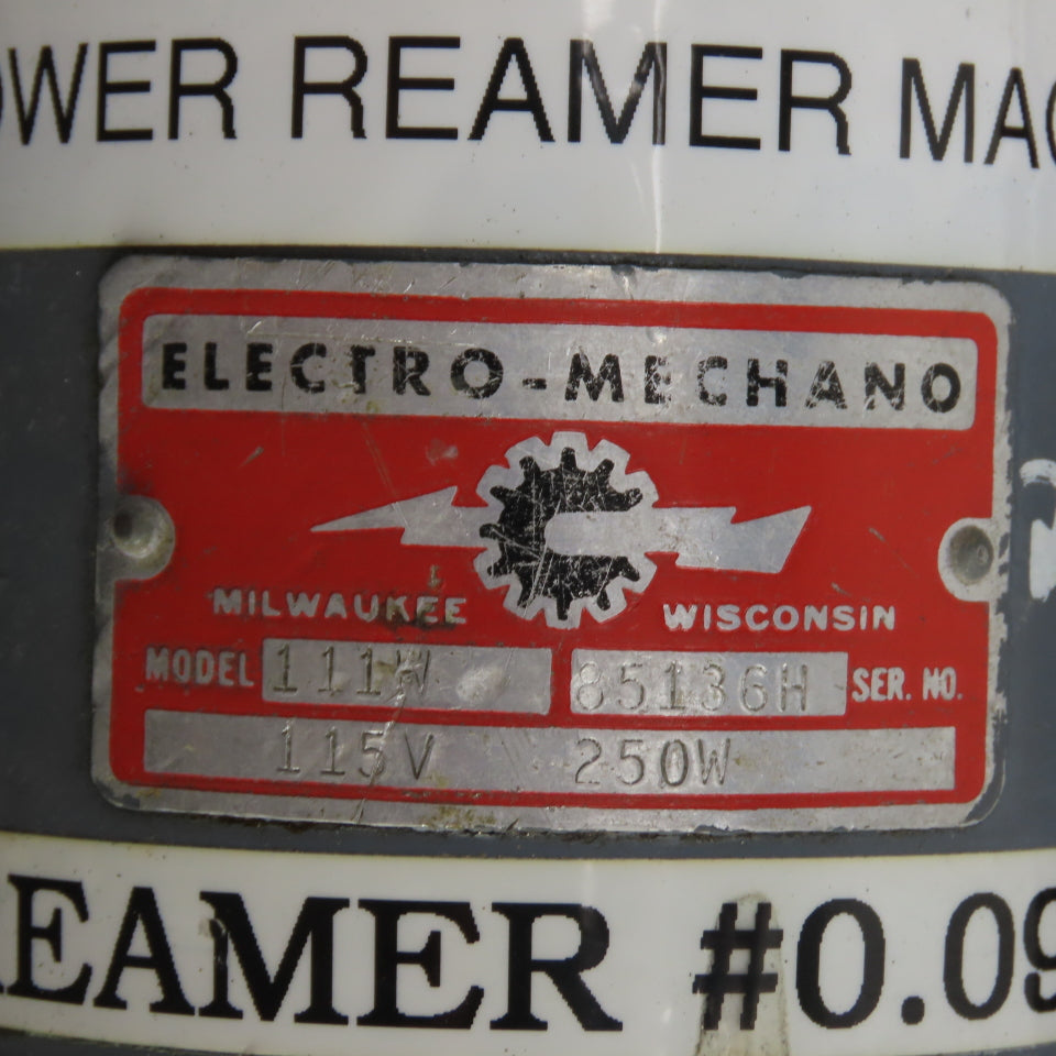 Electro-Mechano 111W High Speed Drill Head Press on Sliding Fixture 115V 15K RPM