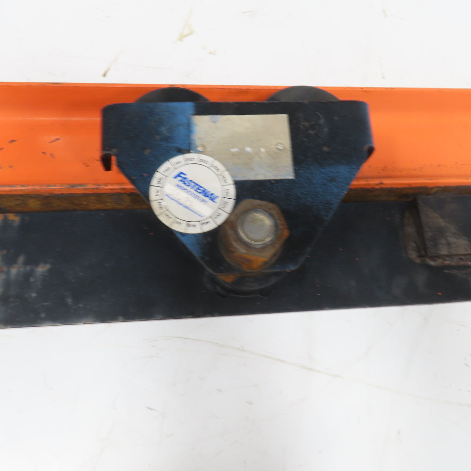 1/2 Ton Capacity Wall Beam Mount Jib Crane 62" Span 48" Travel