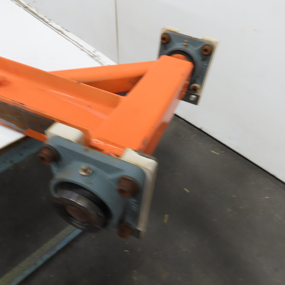 1/2 Ton Capacity Wall Beam Mount Jib Crane 62" Span 48" Travel