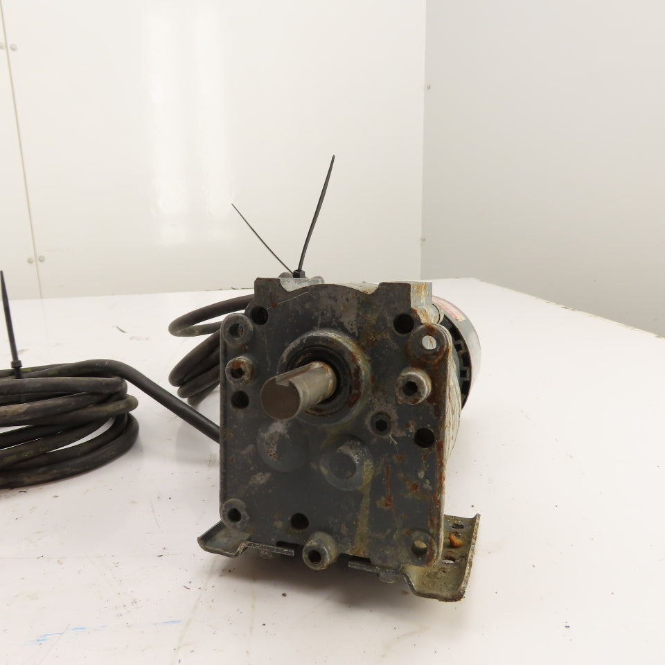 Dayton 2Z818A 24:1 Ratio 1/15HP Gearmotor 115V 1Ph 67.5RPM W/ Foot Pedal Tested