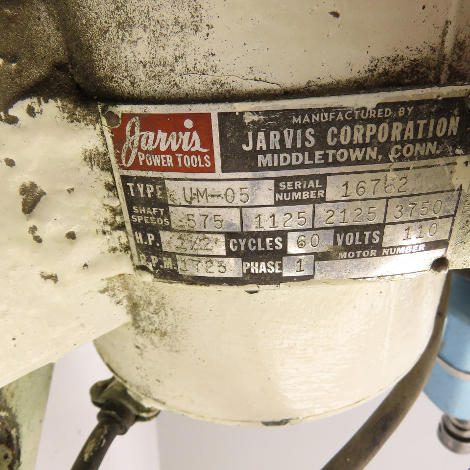Jarvis UM-05 1/2HP 4-Speed Tapping Unit 110V 1Ph 575-3750RPM Tested