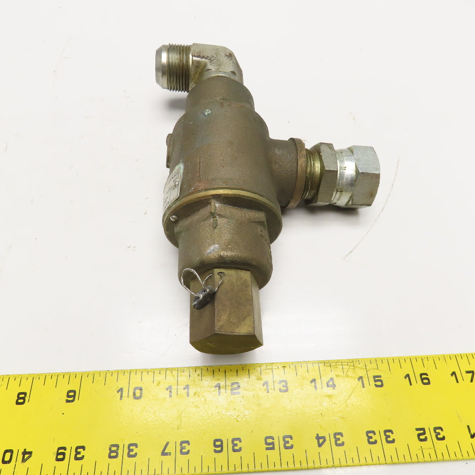 Kunkle 0020-E02-MG 1" Safety Pressure Relief Valve 35PSIG Set 21GPM 90° Ports