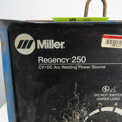 Miller Regency 250 CV-DC Arc Welding Power Source 200/230/460V In 28V 200A Out