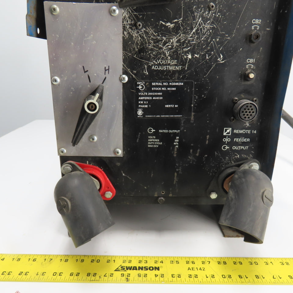 Miller Regency 250 CV-DC Arc Welding Power Source 200/230/460V In 28V 200A Out