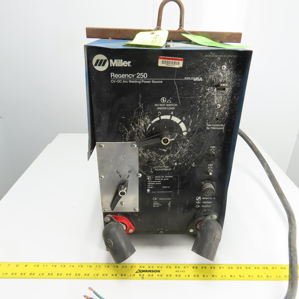 Miller Regency 250 CV-DC Arc Welding Power Source 200/230/460V In 28V 200A Out