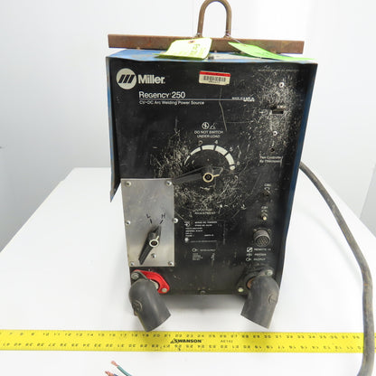 Miller Regency 250 CV-DC Arc Welding Power Source 200/230/460V In 28V 200A Out