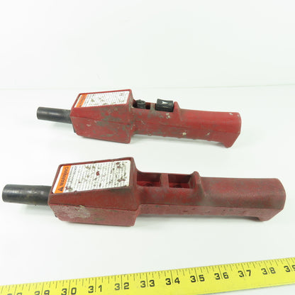 2-Button Up/Down Hoist Pendant Control Station (Missing Button) Lot Of 2