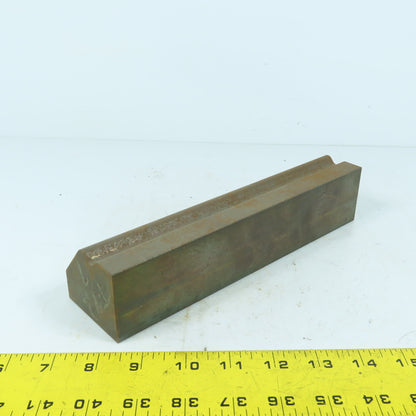 9-1/2" Long Press Brake Radius Die Block 3/8" Opening 2.375" x 2" H