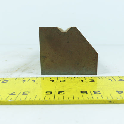 9-1/2" Long Press Brake Radius Die Block 3/8" Opening 2.375" x 2" H