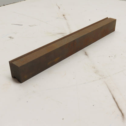 17.25" Long Press Brake Tipped Angle Die Block 1.5" x 1.8" H 1/2" Tang