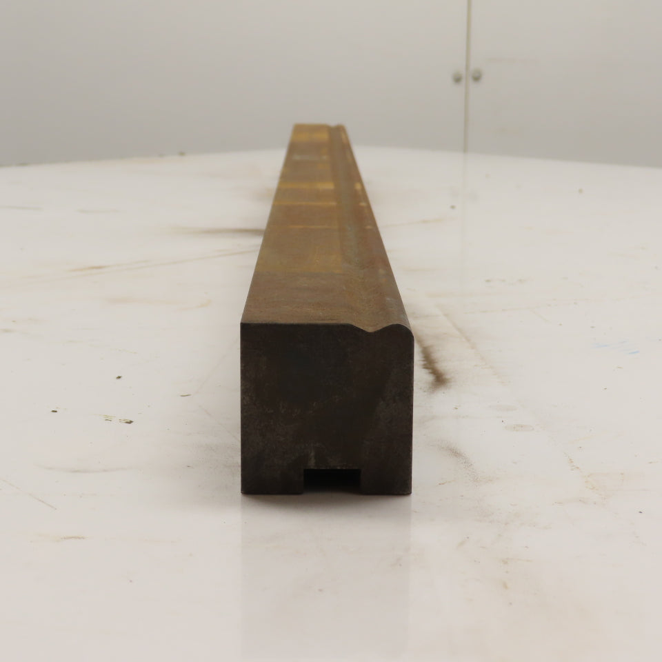 36" Long Press Brake Radius Forming Die Block 1.75" x 1.8" H 1/2" Tang