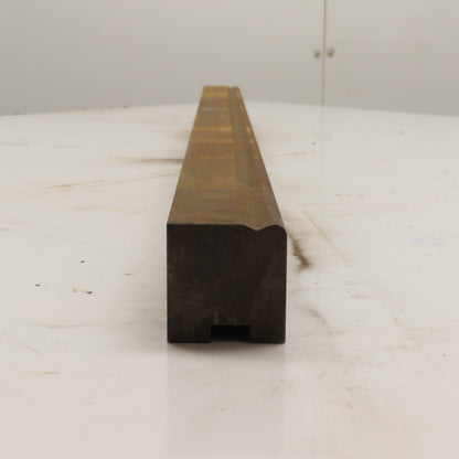 36" Long Press Brake Radius Forming Die Block 1.75" x 1.8" H 1/2" Tang