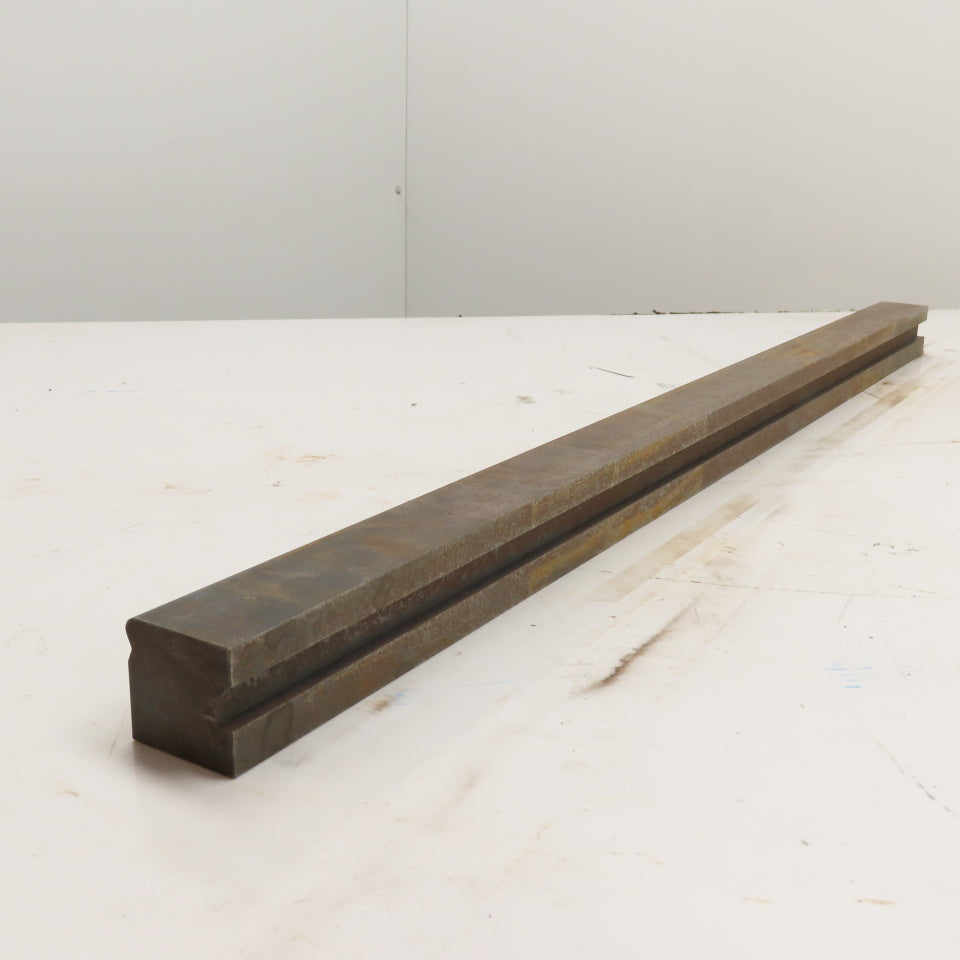36" Long Press Brake Radius Forming Die Block 1.75" x 1.8" H 1/2" Tang