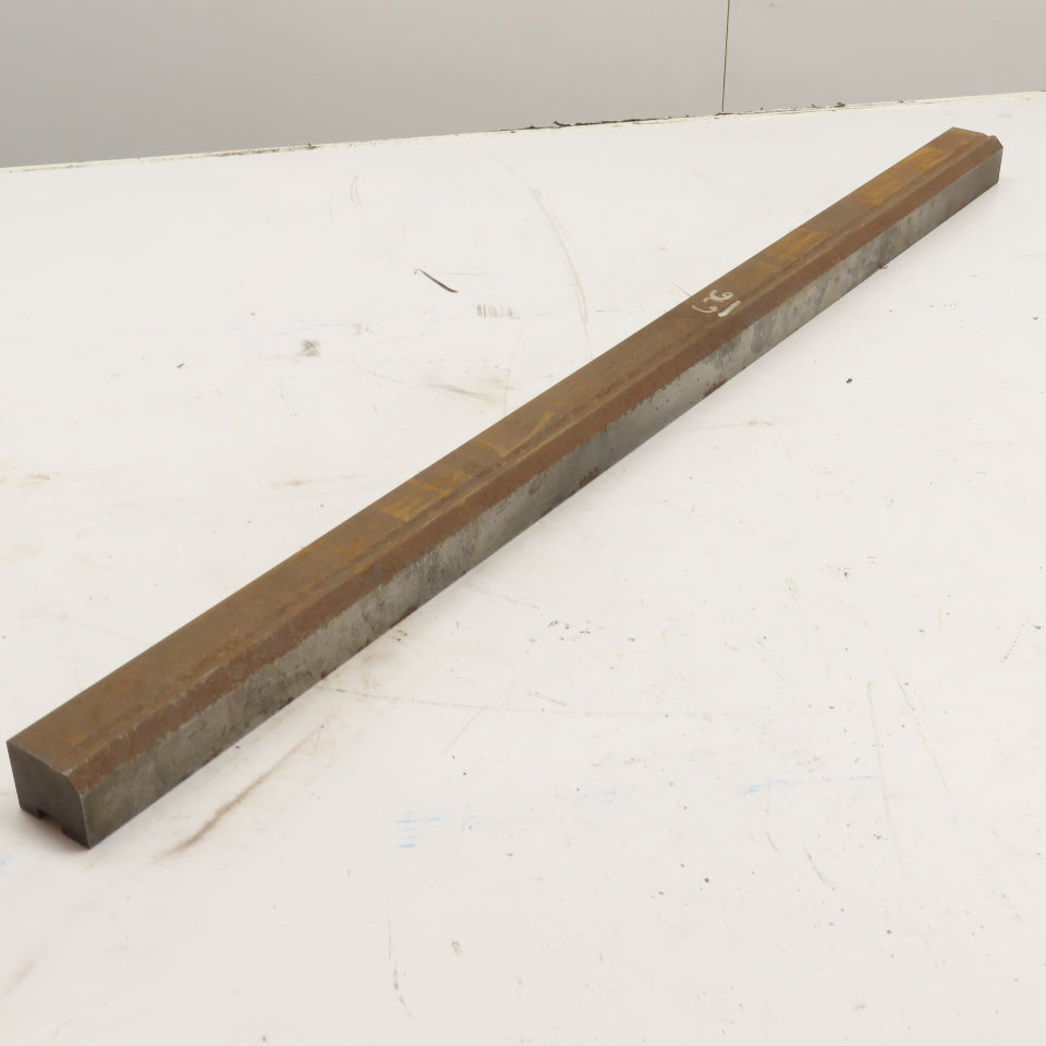 38" L Press Brake Tipped Angle Radius Forming Die Block 1.75" x 1.5" H 1/2" Tang